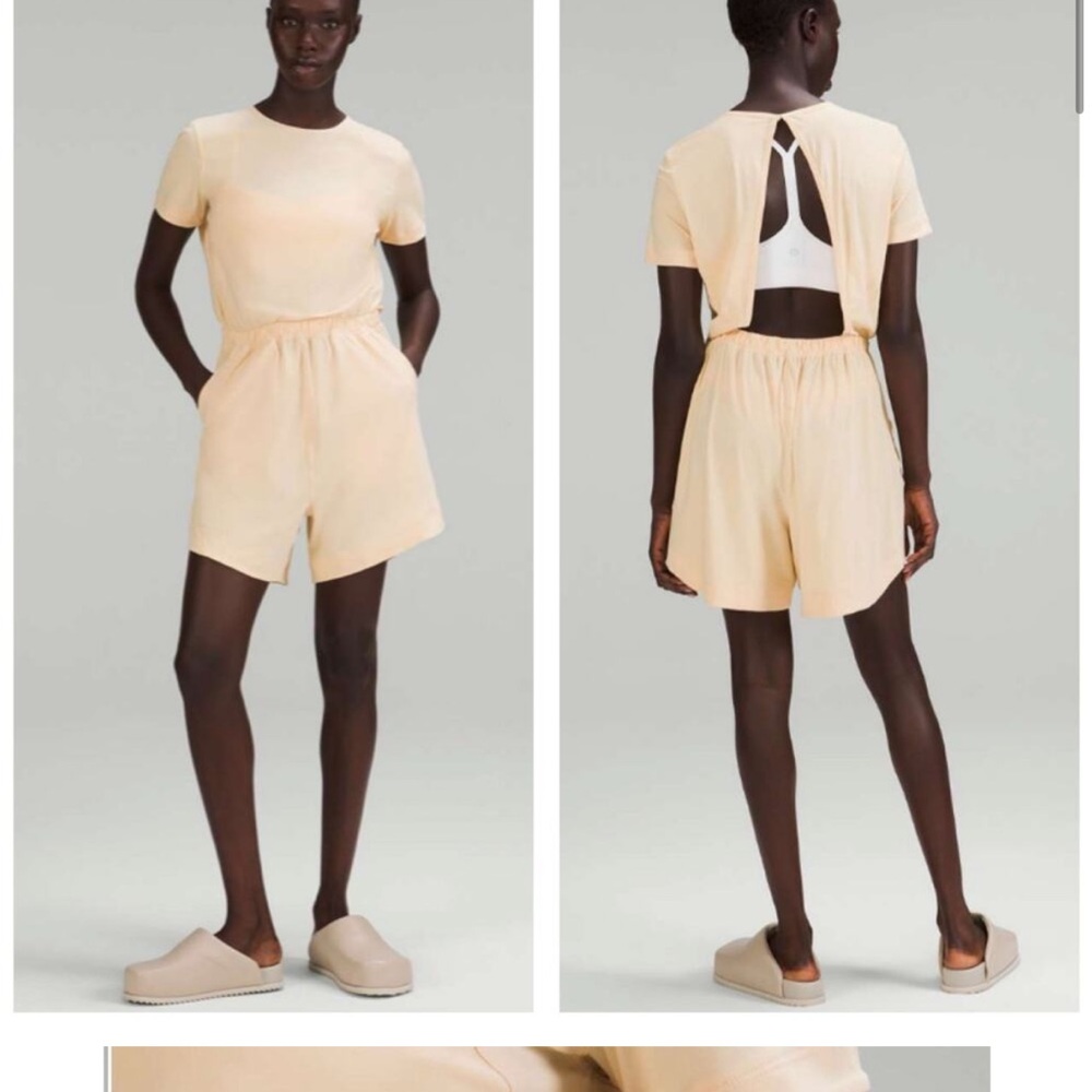 Women's LuLulemon cream romper